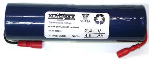 NLB 206 (2,4V4,5Ah-S-Fl. +-4,8 hunn)