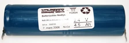 NLB 203 (2,4V4,5Ah-S-Fl.-4,8 +4,8)