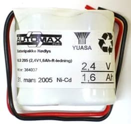 NLB 205 (2,4V1,8Ah-R-Plugg 12)