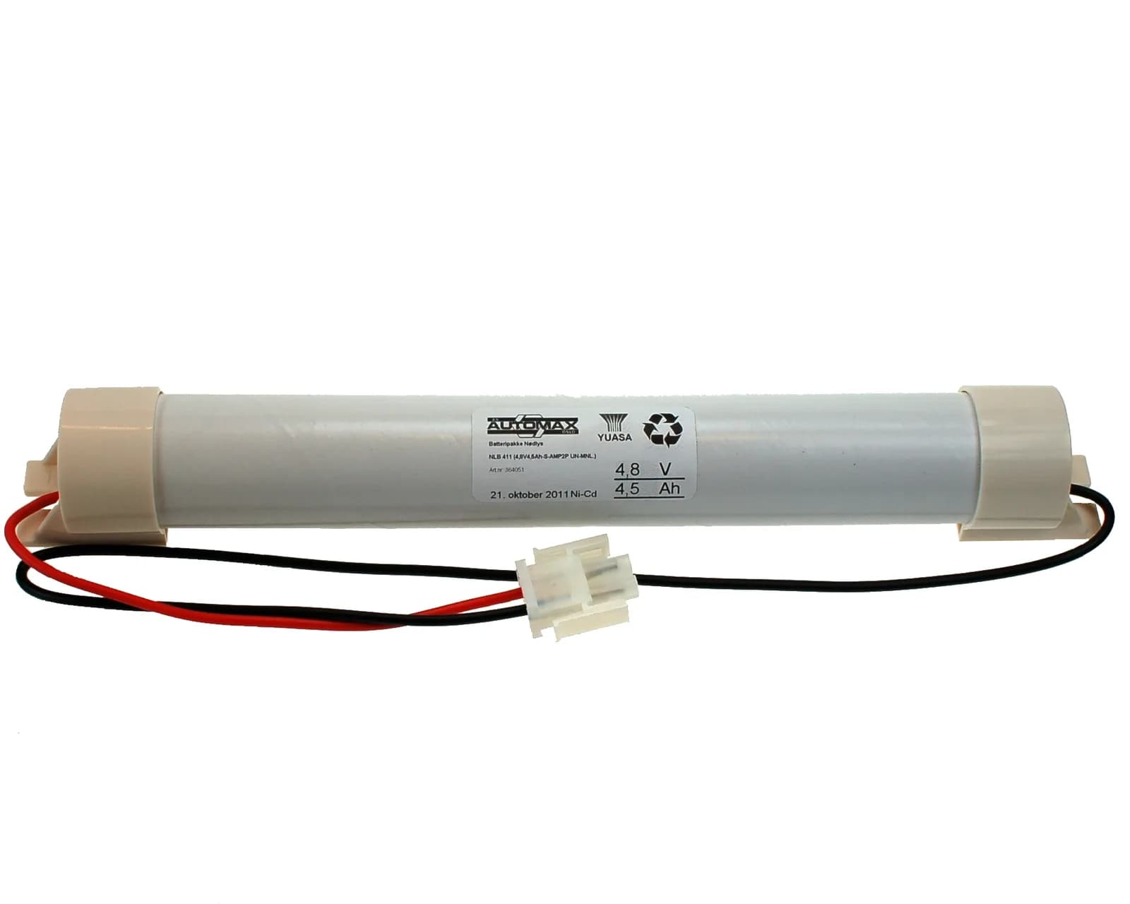 NLB 411 (4,8V4,5Ah-S-Plugg 11.) – bilde 1 av 3