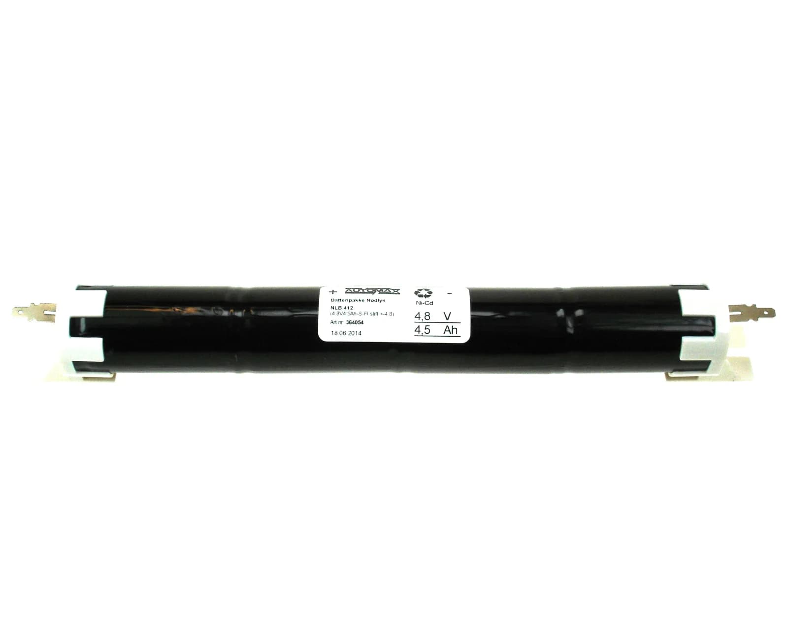 NLB 412 (4,8V4,5Ah-S-Fl.stift +-4,8) – bilde 1 av 3