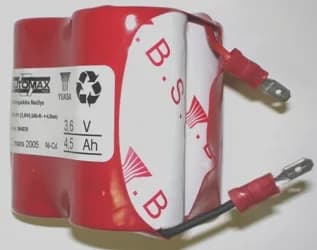 NLB 311 (3,6V4,5Ah-R Trekant- +-4,8mm) – bilde 1 av 2