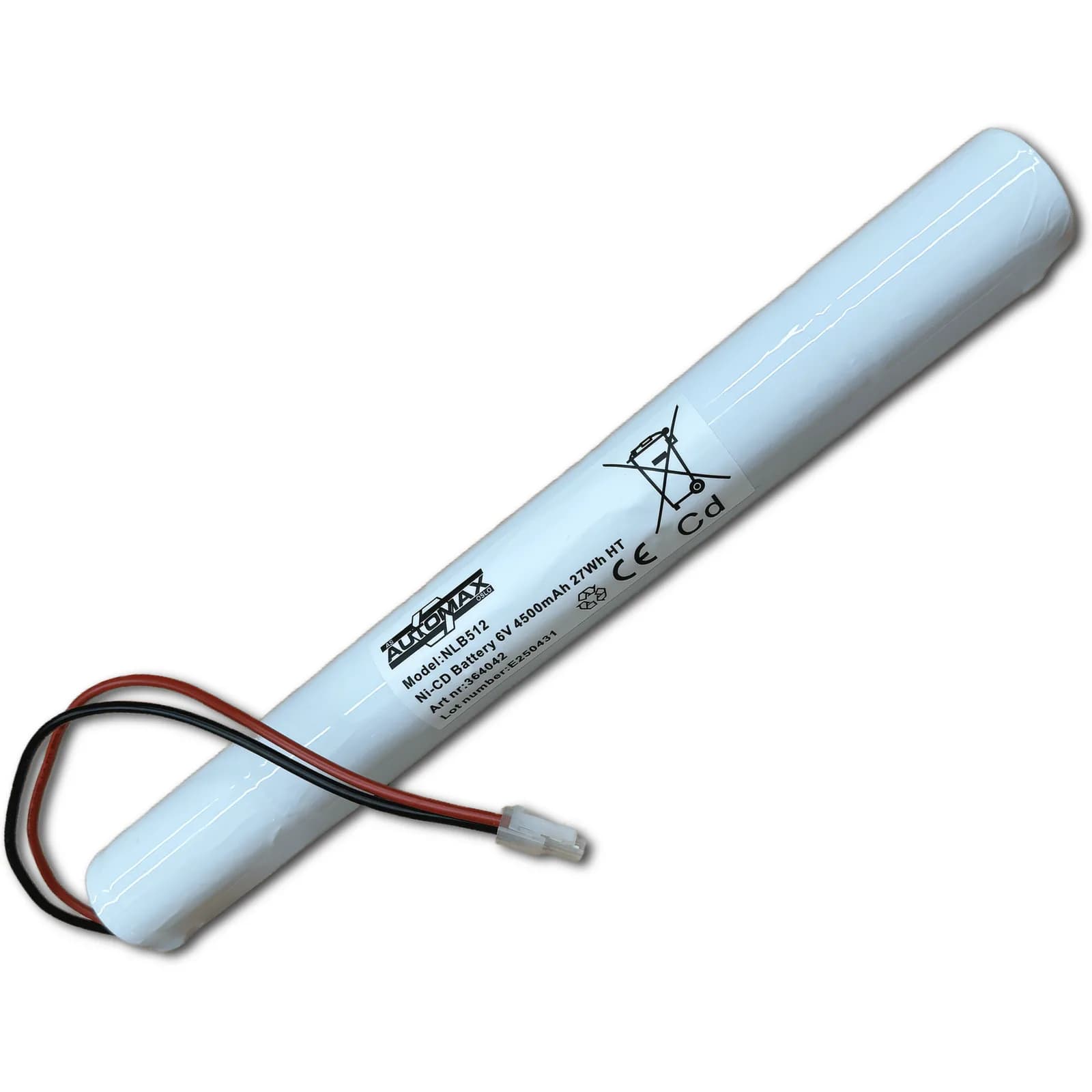 NLB 512 (6V-4,5Ah-S-Plugg 12) – bilde 1 av 2