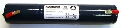 NLB 318 (3,6V4,5Ah-S -+-6,3 fl.stift)