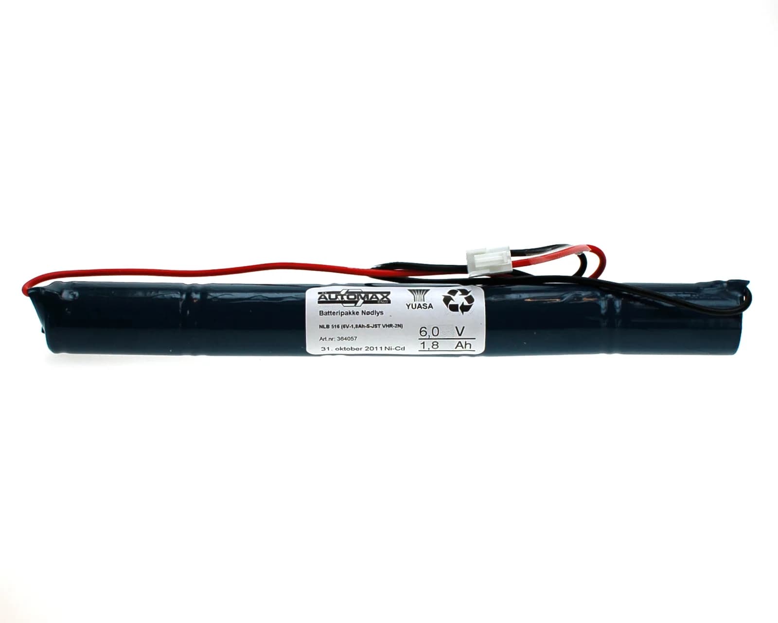 NLB 516 (6V-1,8Ah-S-Plugg 13) – bilde 1 av 2