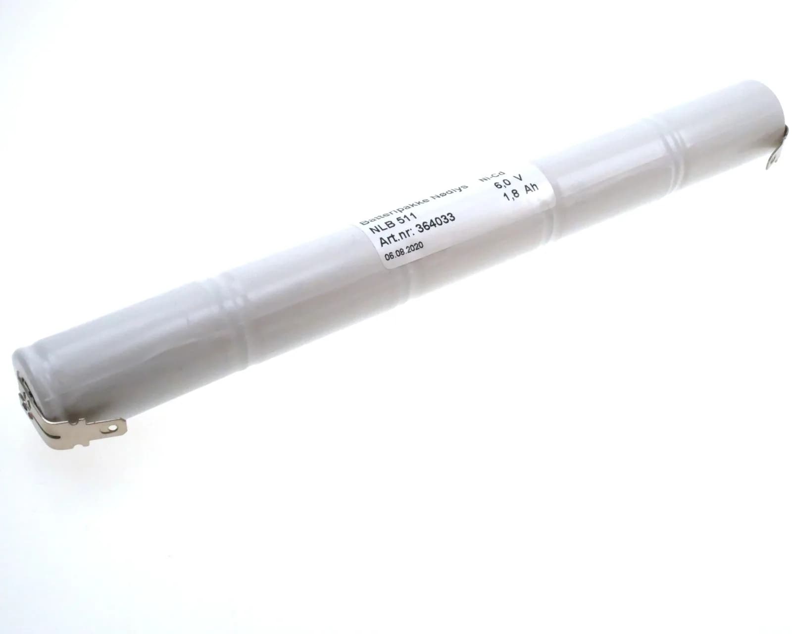 NLB 511 (6V1,8Ah-S- +-4,8mmfl.) – bilde 1 av 2