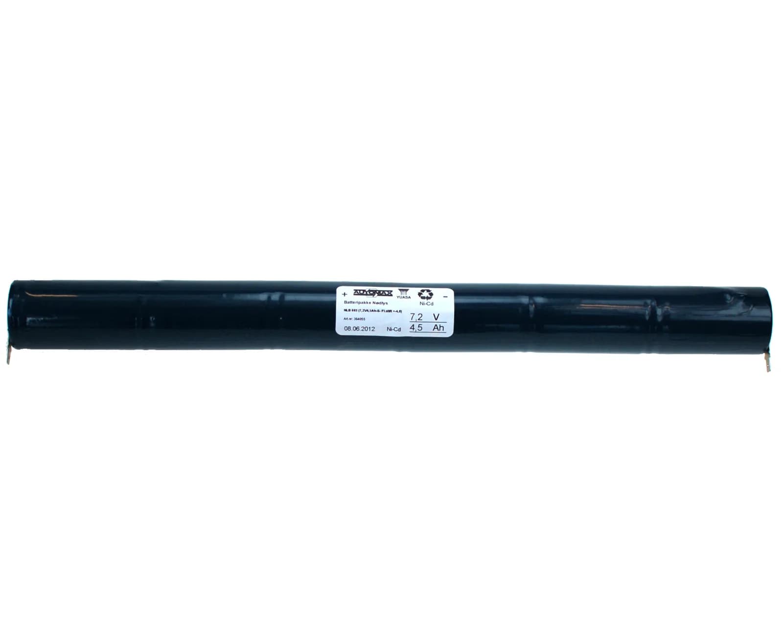 NLB 603 (7,2V4,5Ah-S- Fl.stift +-4,8) – bilde 1 av 2