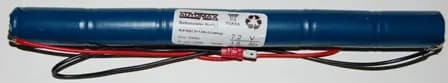 NLB 605(7,2V-1,8Ah-S-Ledning-4,8mm)