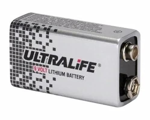 9V (U9VL-J Lithium)(Ultralife)