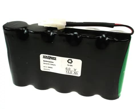 Silva batteripakke 6V-13Ah(F)
