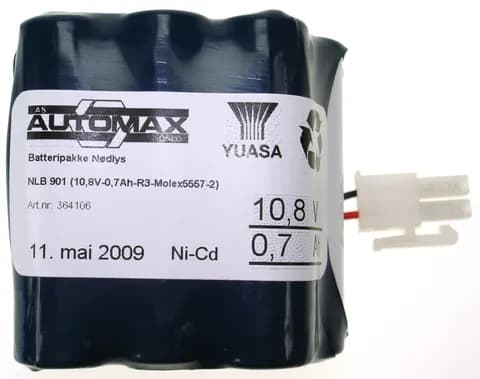 NLB 901 (10,8V-1,0Ah-R3-Plugg 12)