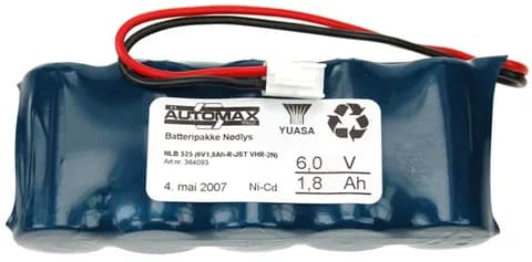 NLB 525 (6V1,8Ah-R-Plugg 13)