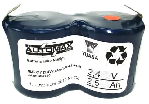 NLB 217 (2,4V2,5Ah-R-Fl.-4,8 +4,8)