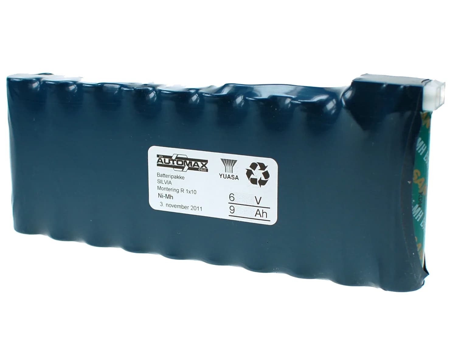 Silva batteripakke 6V-9Ah(A)(1x10) – bilde 1 av 2