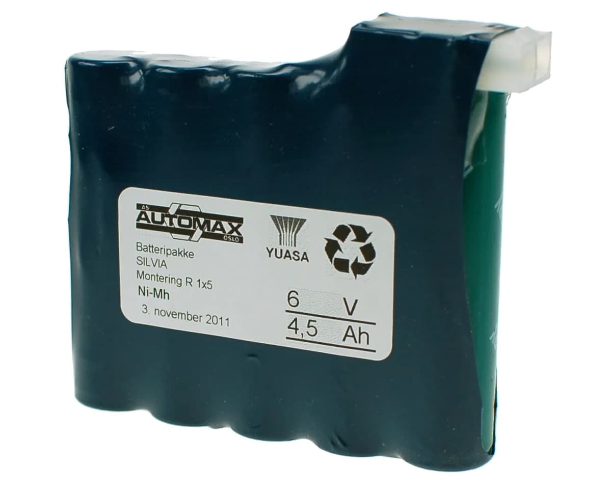 Silva batteripakke 6V-4,5Ah(A)(1x5) – bilde 1 av 2