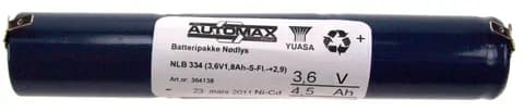 NLB 334 (3,6V1,8Ah-S-Fl.-+2,9)