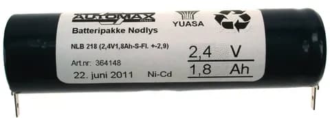 NLB 218 (2,4V1,8Ah-S-Fl.-2,9+2,9)