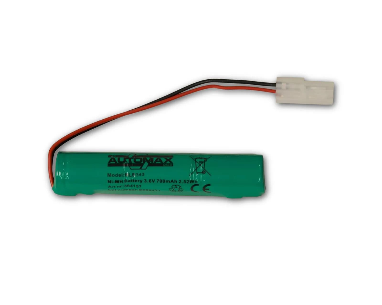 NLB 343 (3,6V0,7Ah-S-Plugg 20) – bilde 1 av 2