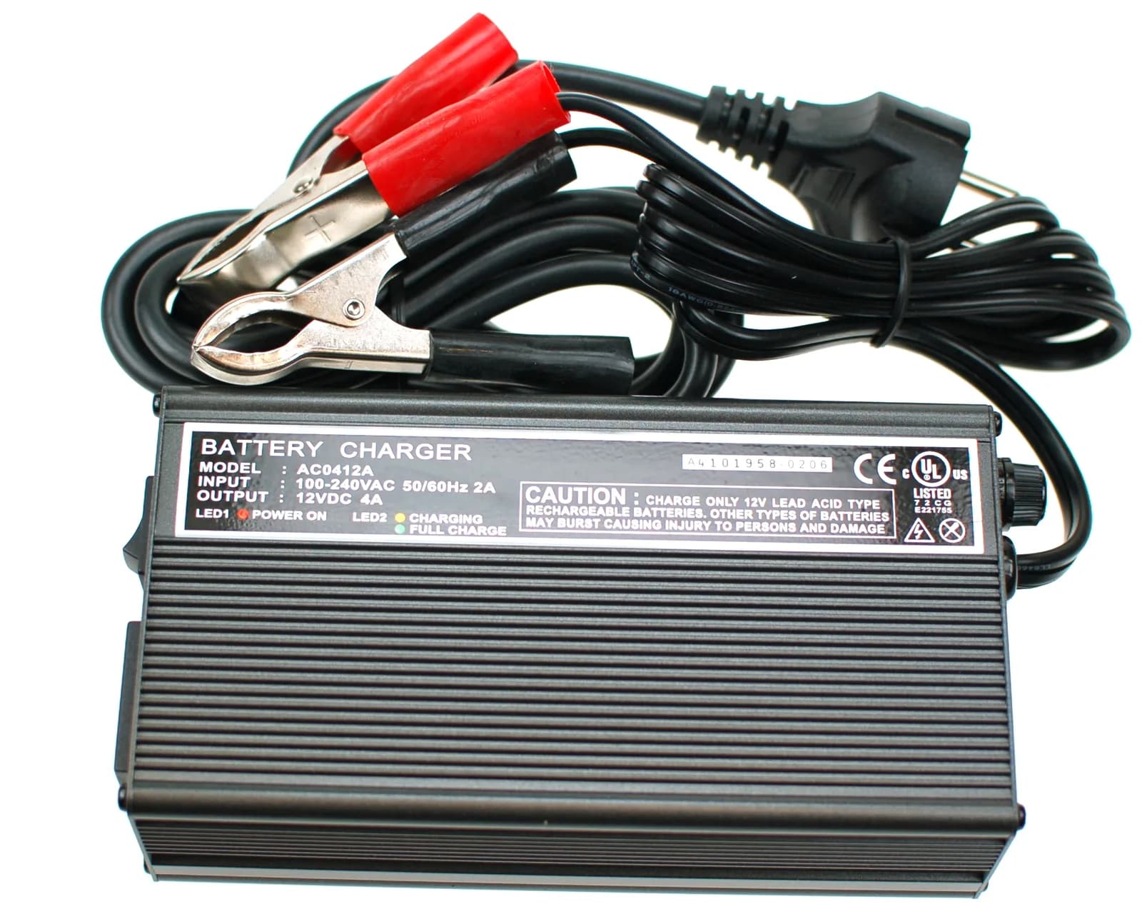 Lader 12V-4A (bly) AC0412A