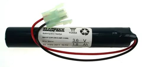 NLB 337 (3,6V1,8Ah-S-Plugg 15)