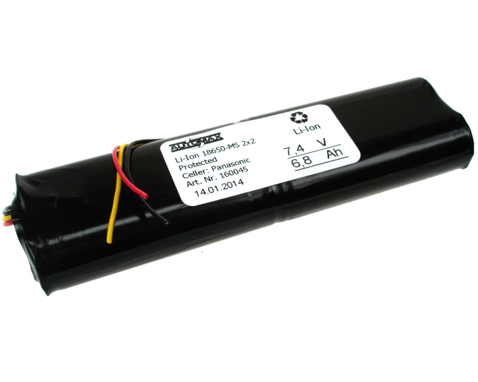 Li-Ion 18650-MS 2x2 (7,4V-6800mAh)