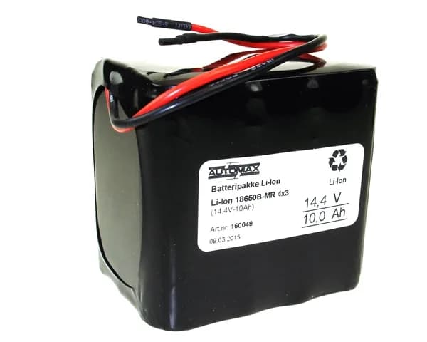 Li-Ion 18650B-MR 4x3 (14,4V-10,5Ah)