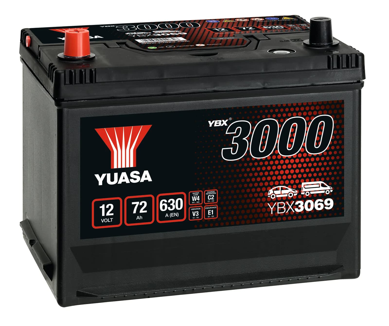 YBX3069 (12V 70Ah)