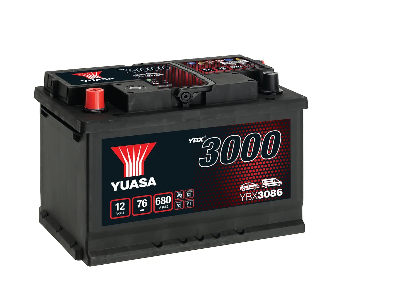 YBX3086 (12V 75Ah)