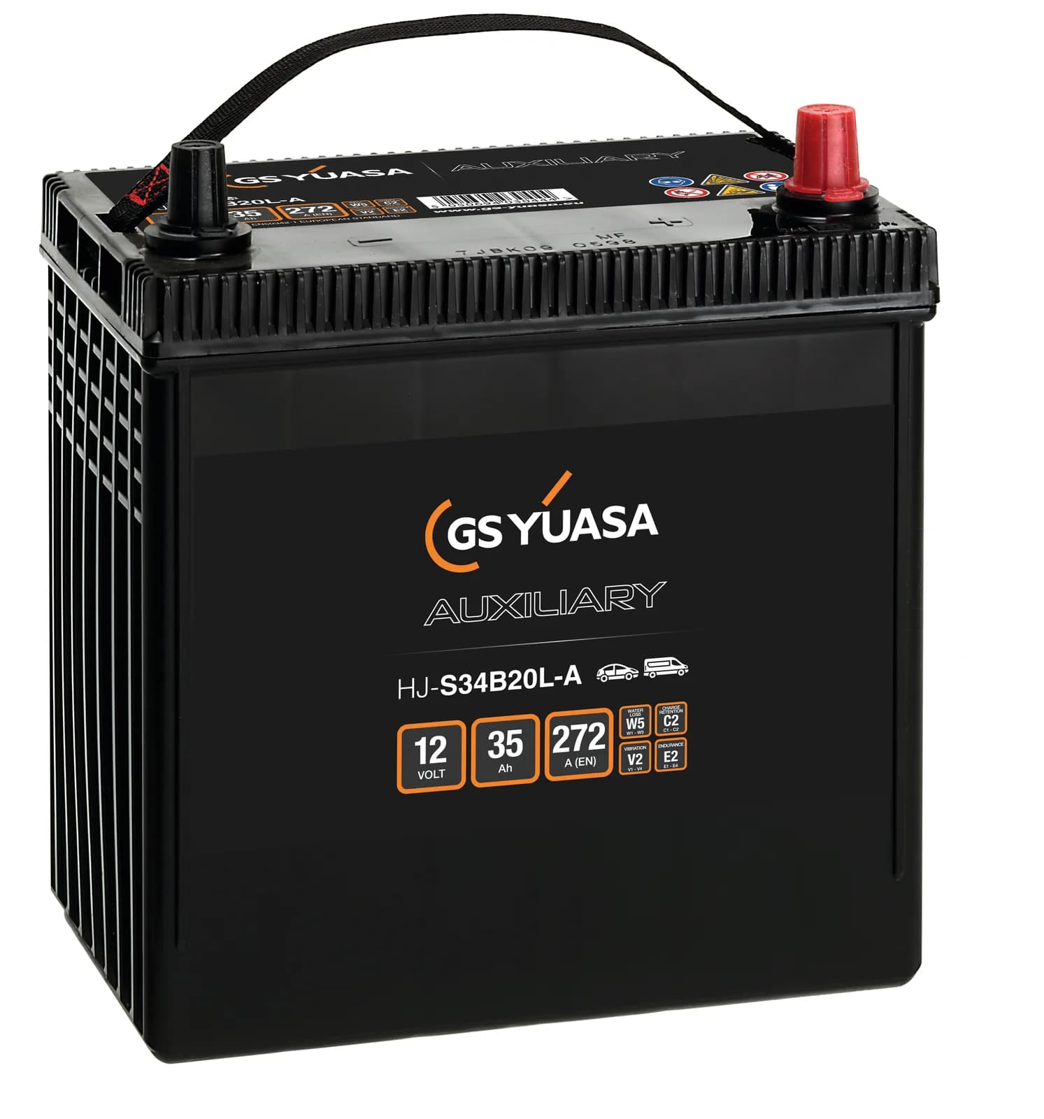 HJ-S34B20L-A (12V 35Ah 272A)