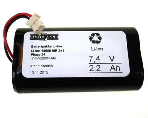 Li-Ion 18650 MR 2x1 (7.4v 2200mah)