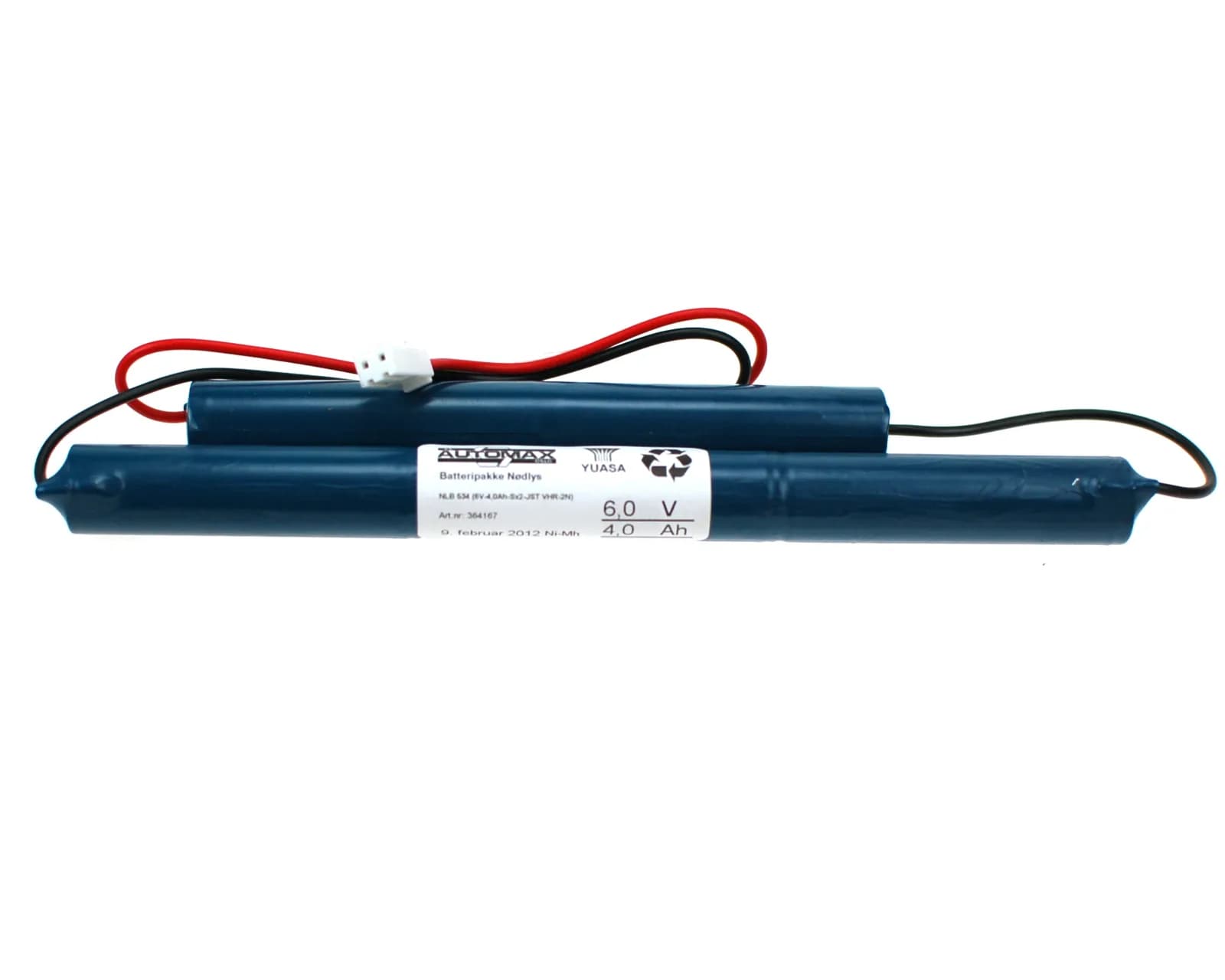 NLB 534 (6V-4,0Ah-Sx2-Plugg 13) – bilde 1 av 2