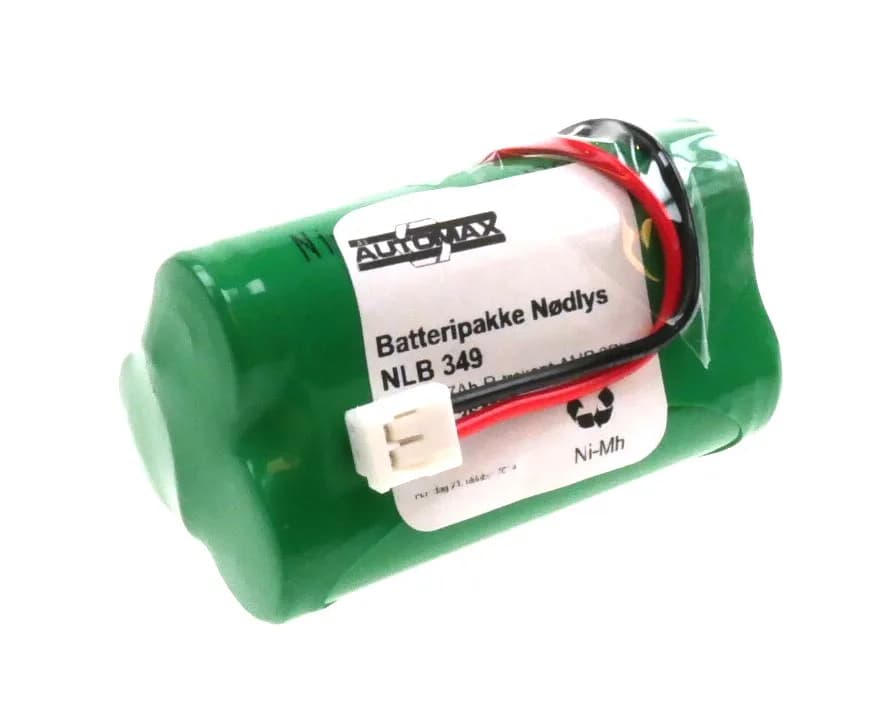 NLB 349 (3,6V1,7Ah-R-trekant-Plugg 30) – bilde 1 av 2