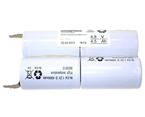 NLB 451 (4,8V4,5Ah-S2- flatstift +-4,8)