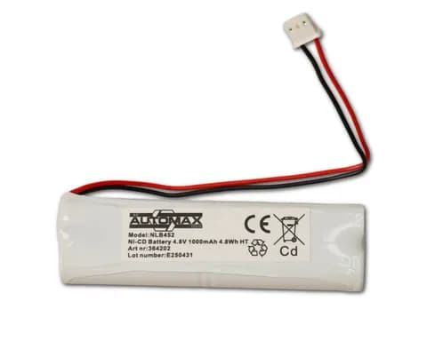 NLB 452 (4,8V1,0Ah-Sx2-Plugg 31)