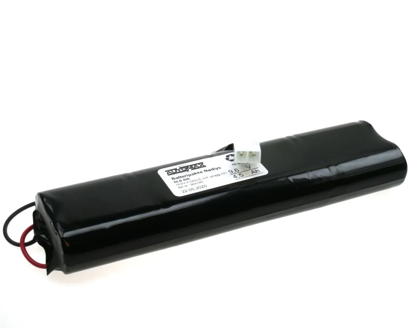 NLB 806 (9,6V-4,5Ah-C-Sx2-Plugg 22) – bilde 1 av 2