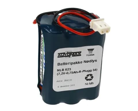 NLB 623 (7,2V-0,75Ah-R-Plugg 34)