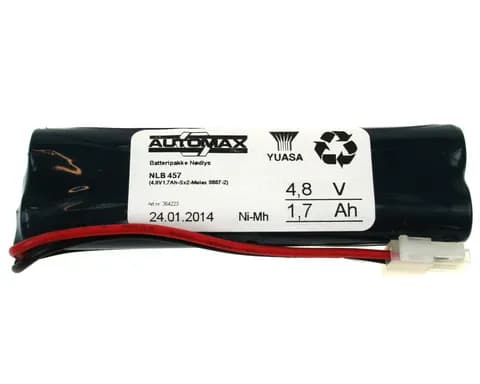 NLB 457 (4,8V1,7Ah-Sx2-Plugg 12)