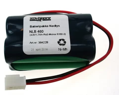 NLB 460 (4,8V1,7Ah-Rx2-Plugg 24)