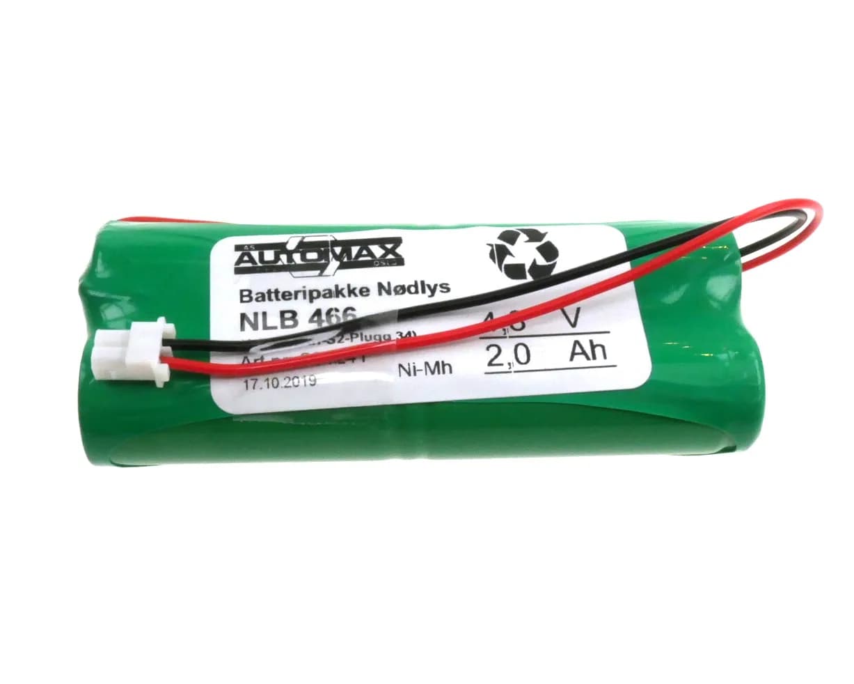 NLB 466 (4,8V-2,0Ah-S2-Plugg 34)