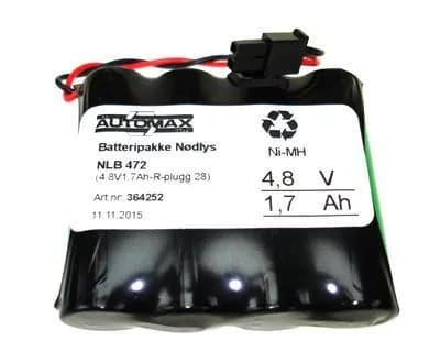 NLB 472 (4,8V1,7Ah-R-Plugg 28)