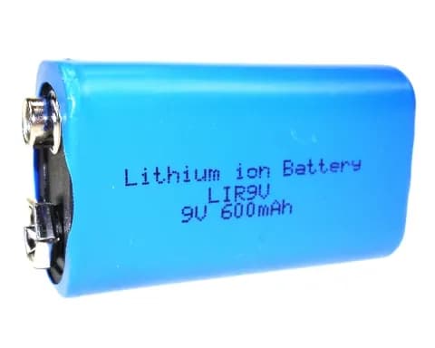 Li-Ion 6F22 9V 600mAh