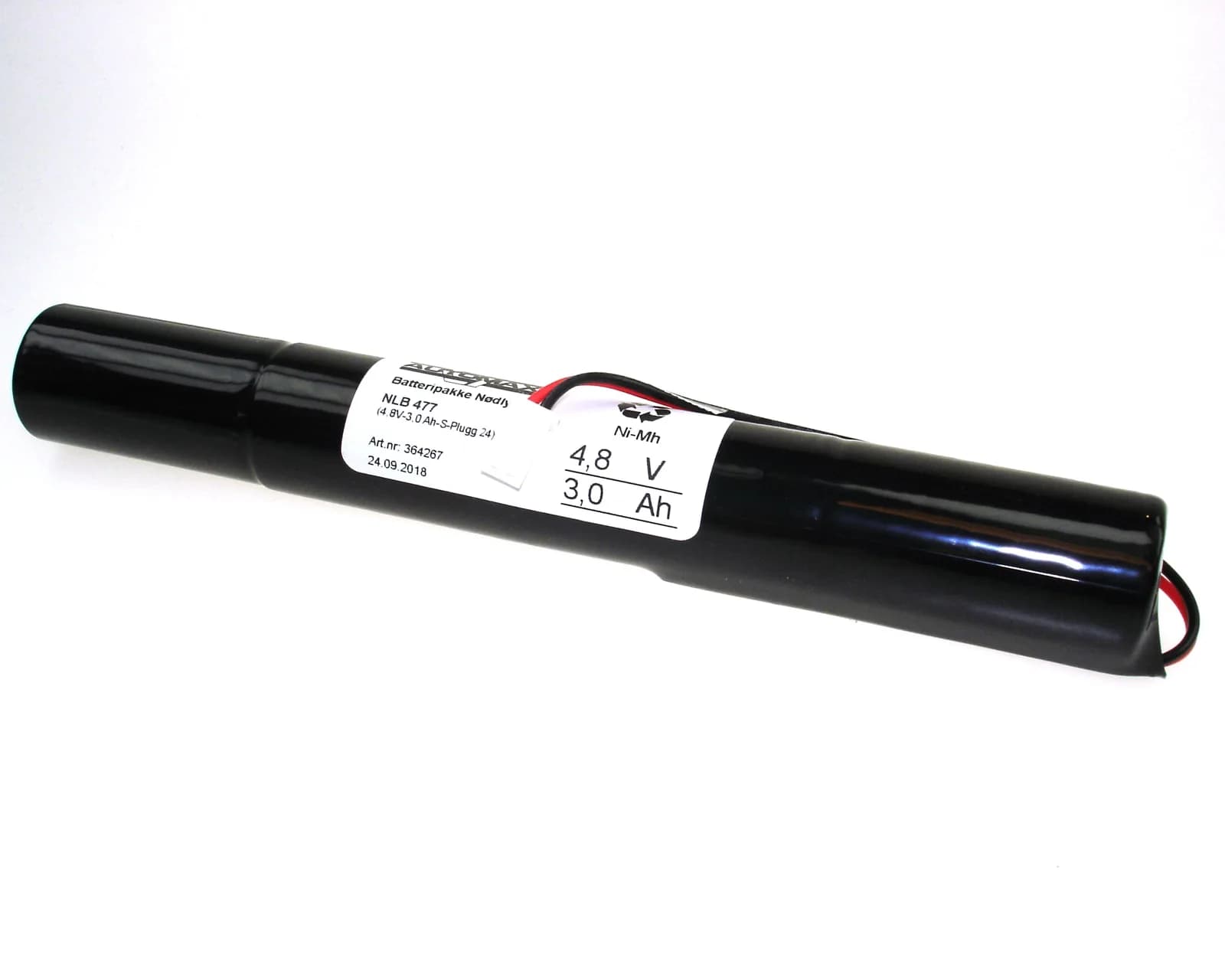 NLB 477 (4,8V-3,0 Ah-S-Plugg 24) – bilde 1 av 3
