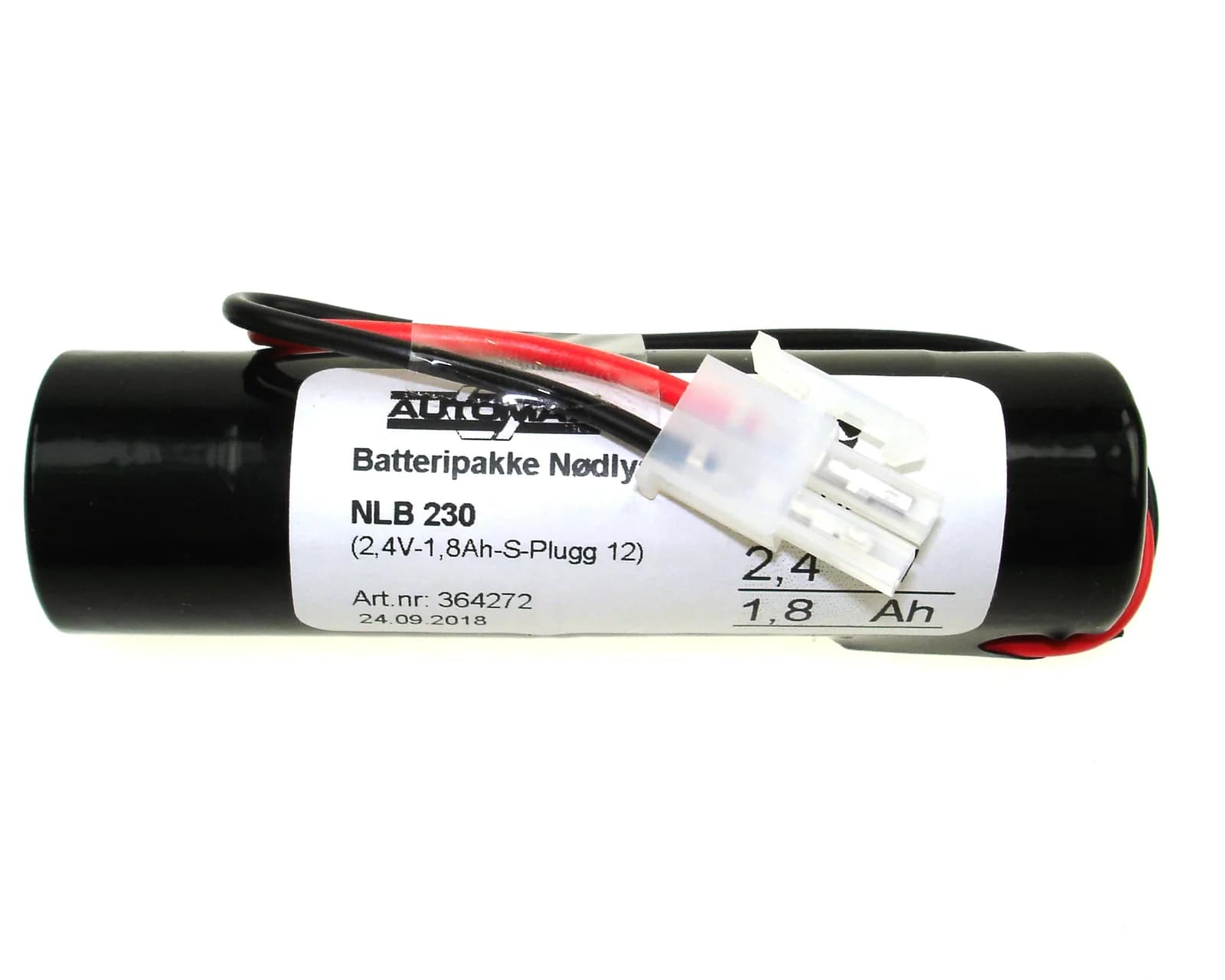 NLB 230 (2,4V2,0Ah-S-Plugg 12) – bilde 1 av 2