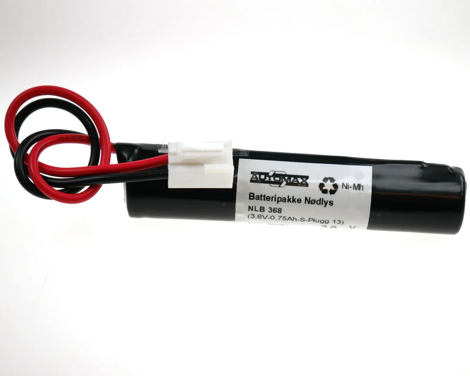NLB 368 (3,6V0,75Ah-S-Plugg 13) – bilde 1 av 2