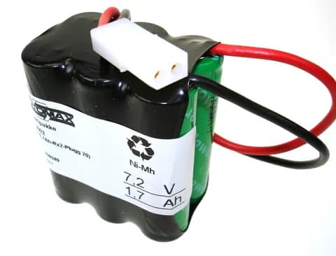 BP 6002 (7,2V-1,7Ah-Rx2-Plugg20)