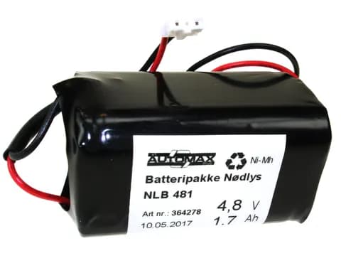 NLB 481 (4,8V1,7Ah-R2-Plugg52)