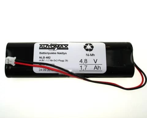 NLB 482 (4,8V1,7Ah-Sx2-Plugg 29)