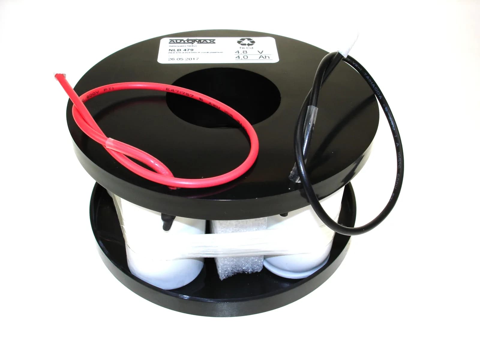 NLB 479 (4,8V4,0Ah-R-rundt plasthus) – bilde 1 av 2