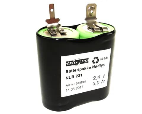 NLB 231 (2,4V3,0Ah-R-Fl.-2,9 +6,3)
