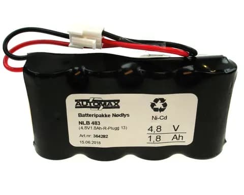 NLB 483 (4,8V1,8Ah-R-Plugg 13)